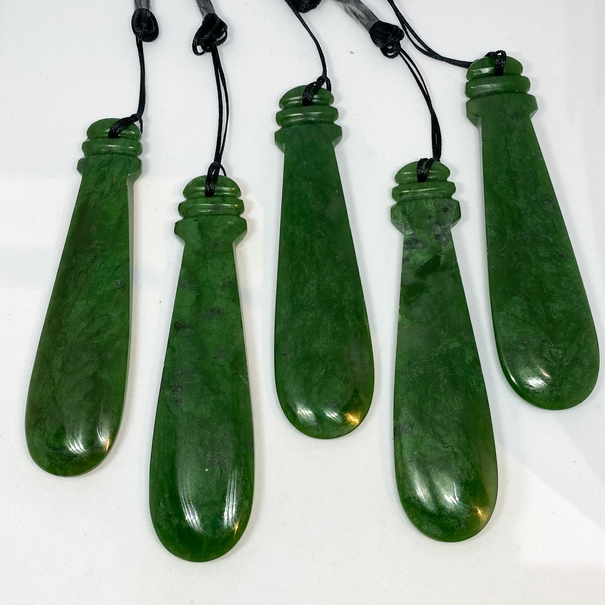 Pounamu Greenstone Patu Club Pendant 100x20 mm - Rivendell Shop