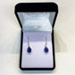 Blue Sapphire Teardrop Earrings - Rivendell Shop