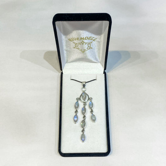 Moonstone Sterling Silver Pendant - Rivendell Shop