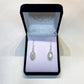 Moonstone Earrings - Long Oval - Rivendell Shop