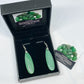 Green Aventurine Long Drop Earrings - Rivendell Shop