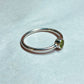 Peridot Delicate 925 Sterling Silver Ring - Rivendell Shop