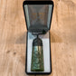 Large Greenstone Toki Pendant w Tiki Carving 84x32mm - Rivendell Shop