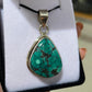 Sterling silver turquoise pendant - Rivendell Shop