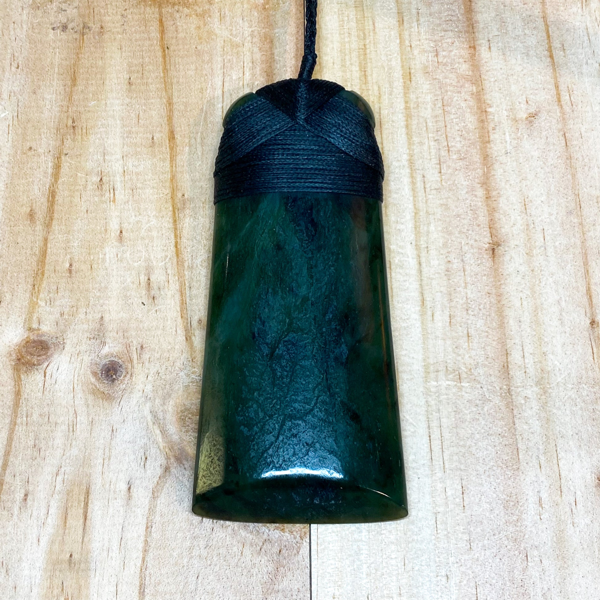 Greenstone Toki Pendant 100x40mm - Rivendell Shop