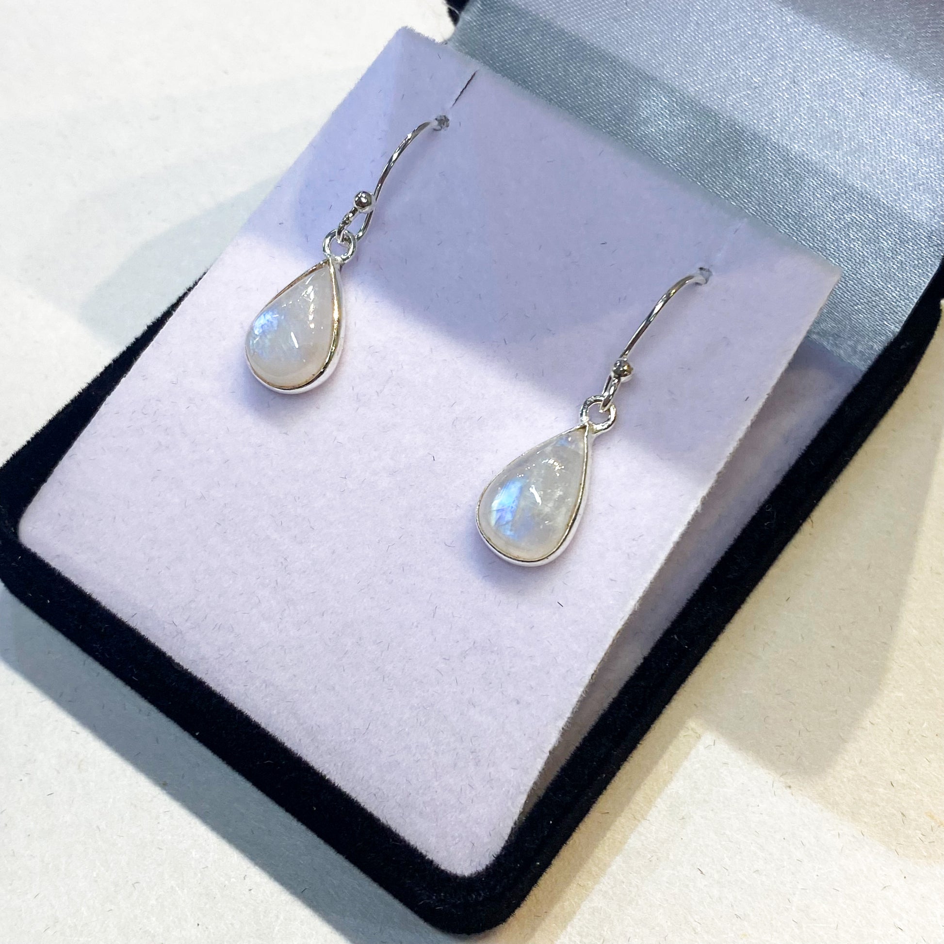 Moonstone Earrings - Teardrop - Rivendell Shop