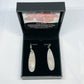 Rose Quartz Long Drop Earrings - Rivendell Shop