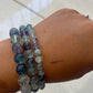 Fluorite Round Bead Crystal Bracelet - Rivendell Shop