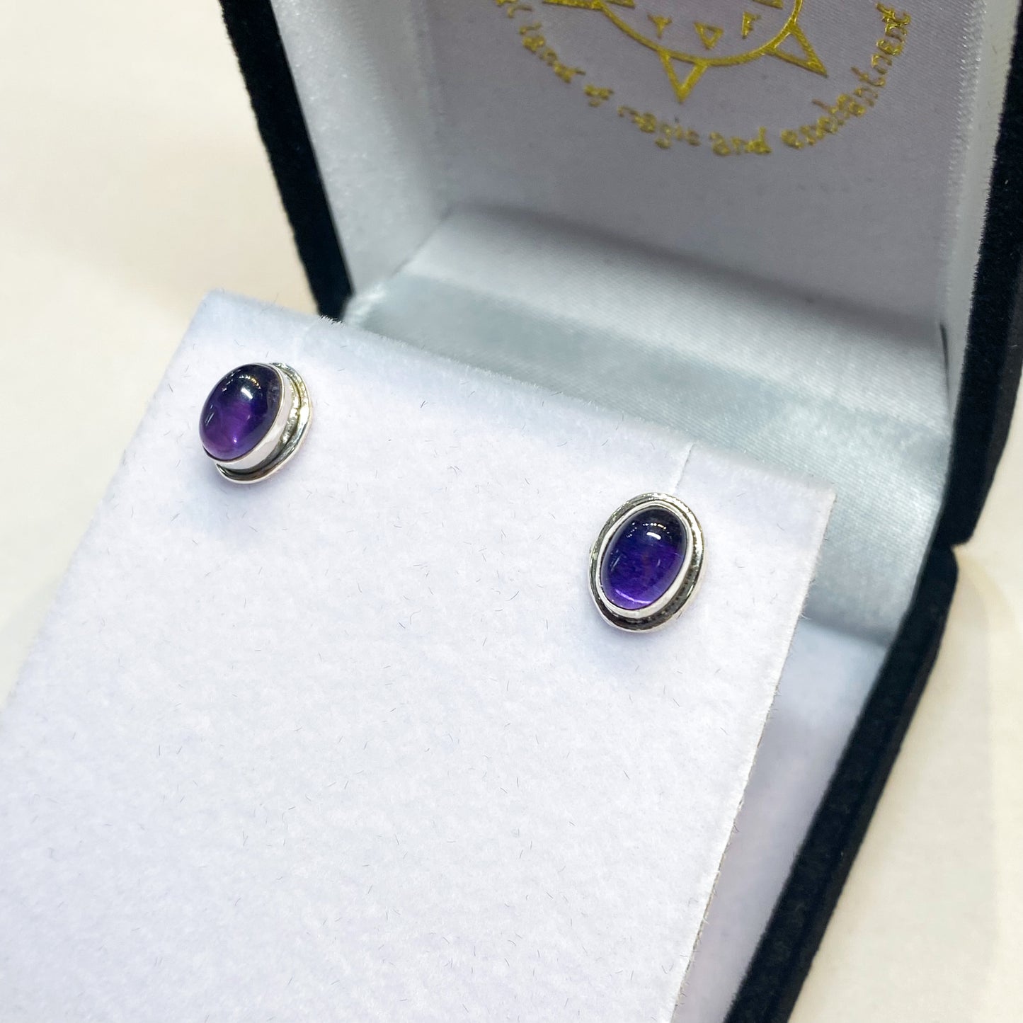 Amethyst Studs - Rivendell Shop