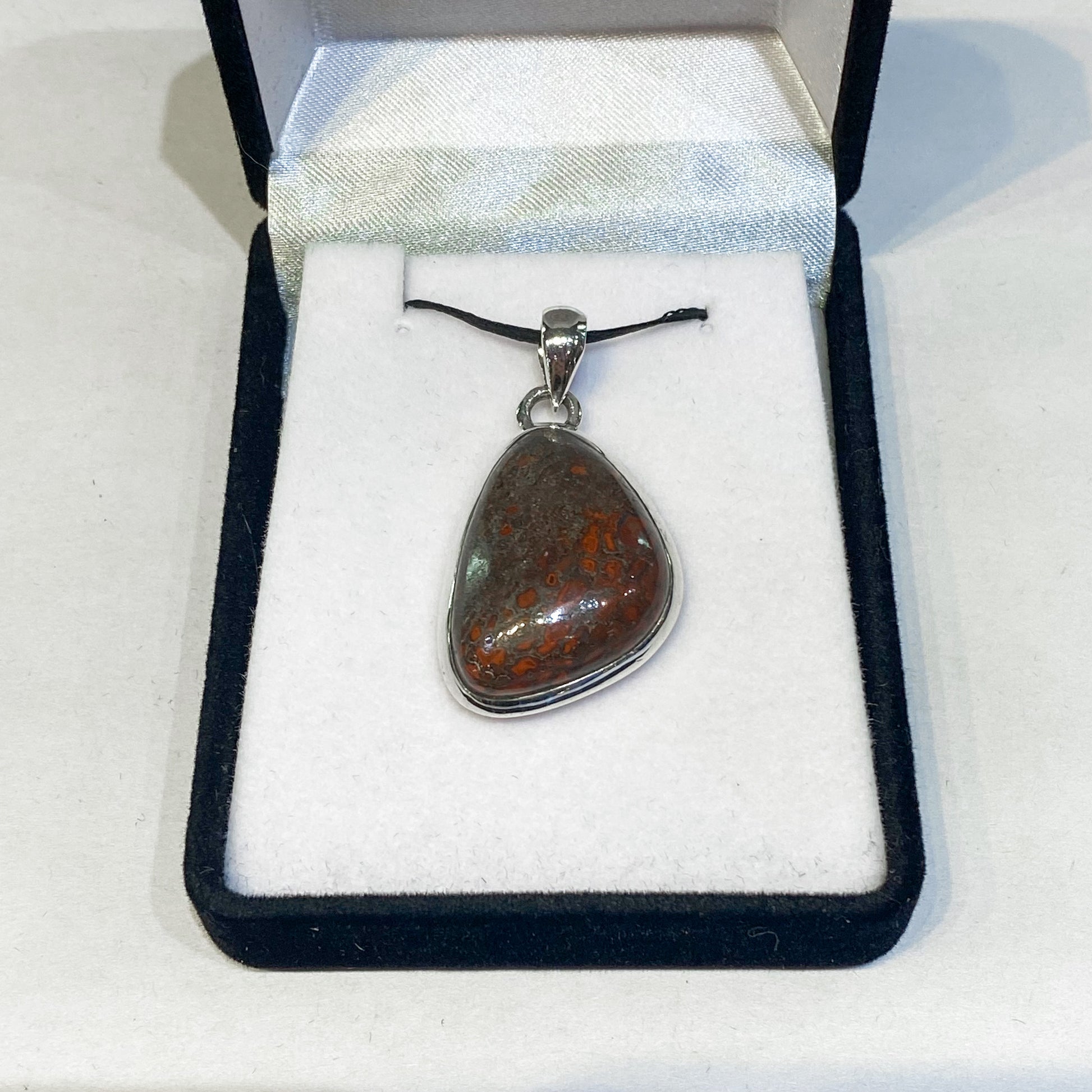 Jasper Sterling Silver Pendant - Rivendell Shop