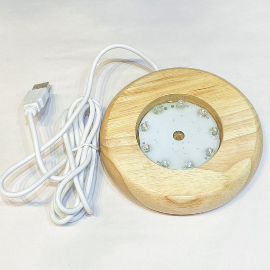 Selenite LED Base 4.5inch - Rivendell Shop