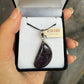 Oblique Teardrop Charoite 925 Sterling Silver Pendant - Rivendell Shop