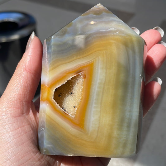 Agate standing piece - Rivendell Shop