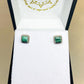 Malachite Studs - Rivendell Shop