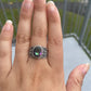 Mystic Topaz Sterling Silver ring - Rivendell Shop