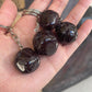 Polished Garnet key ring - assorted - Rivendell Shop