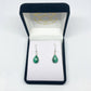 Malachite Drop Earrings - Teardrop - Rivendell Shop