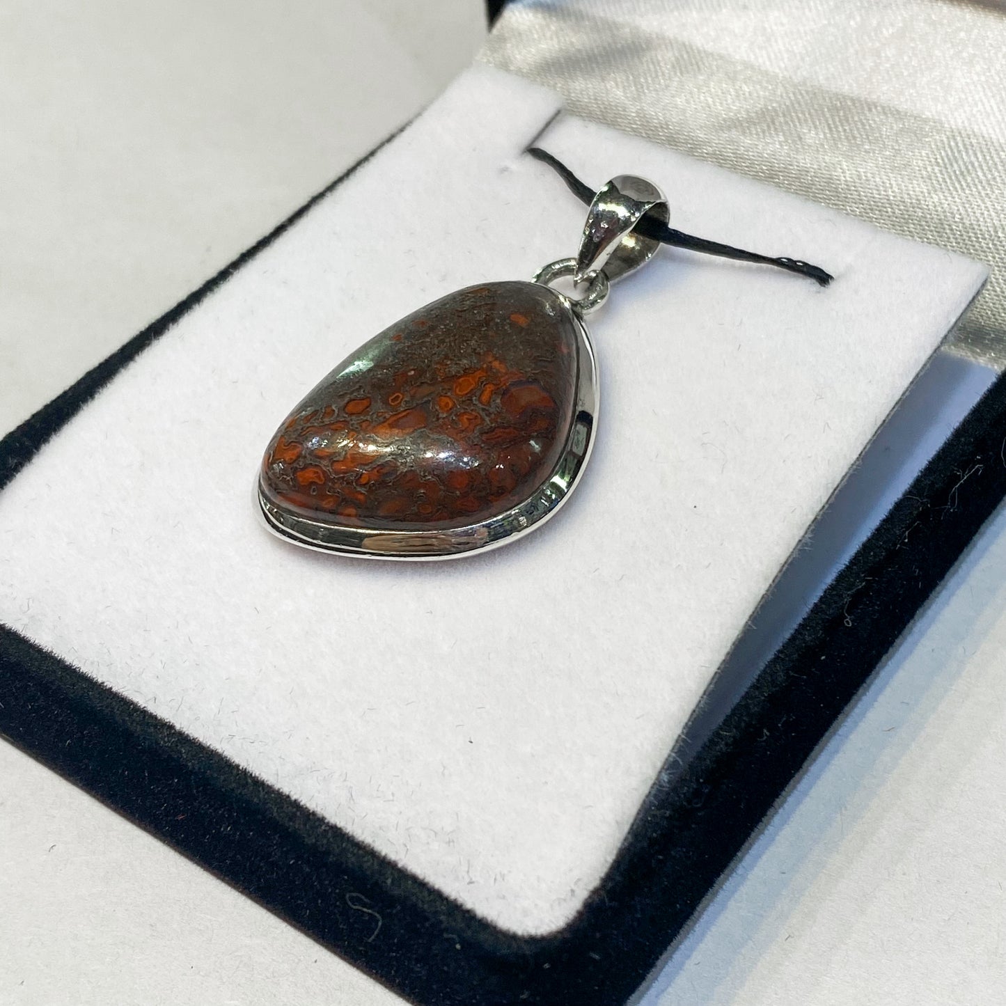 Jasper Sterling Silver Pendant - Rivendell Shop