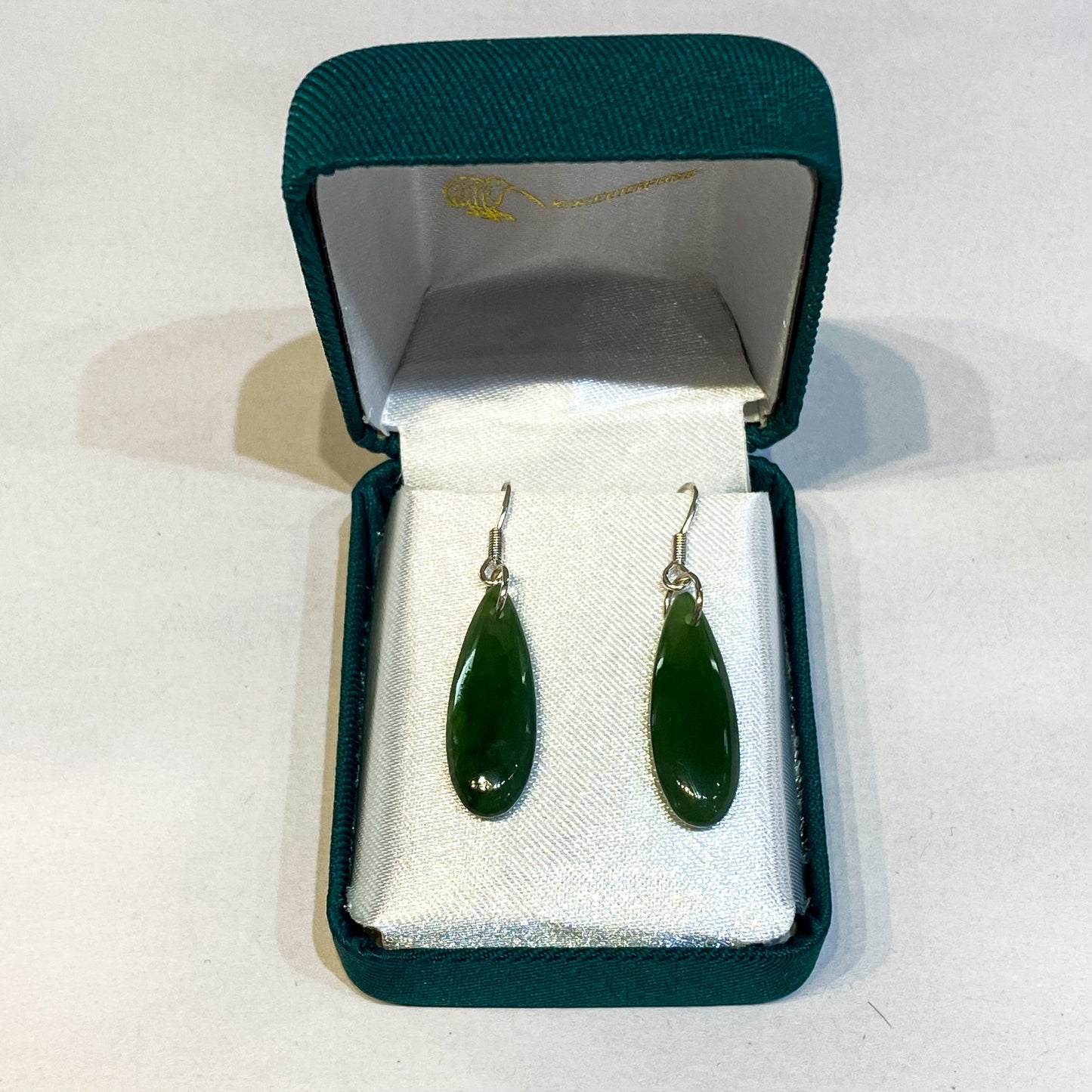 Teardrop Greenstone Earrings - Rivendell Shop