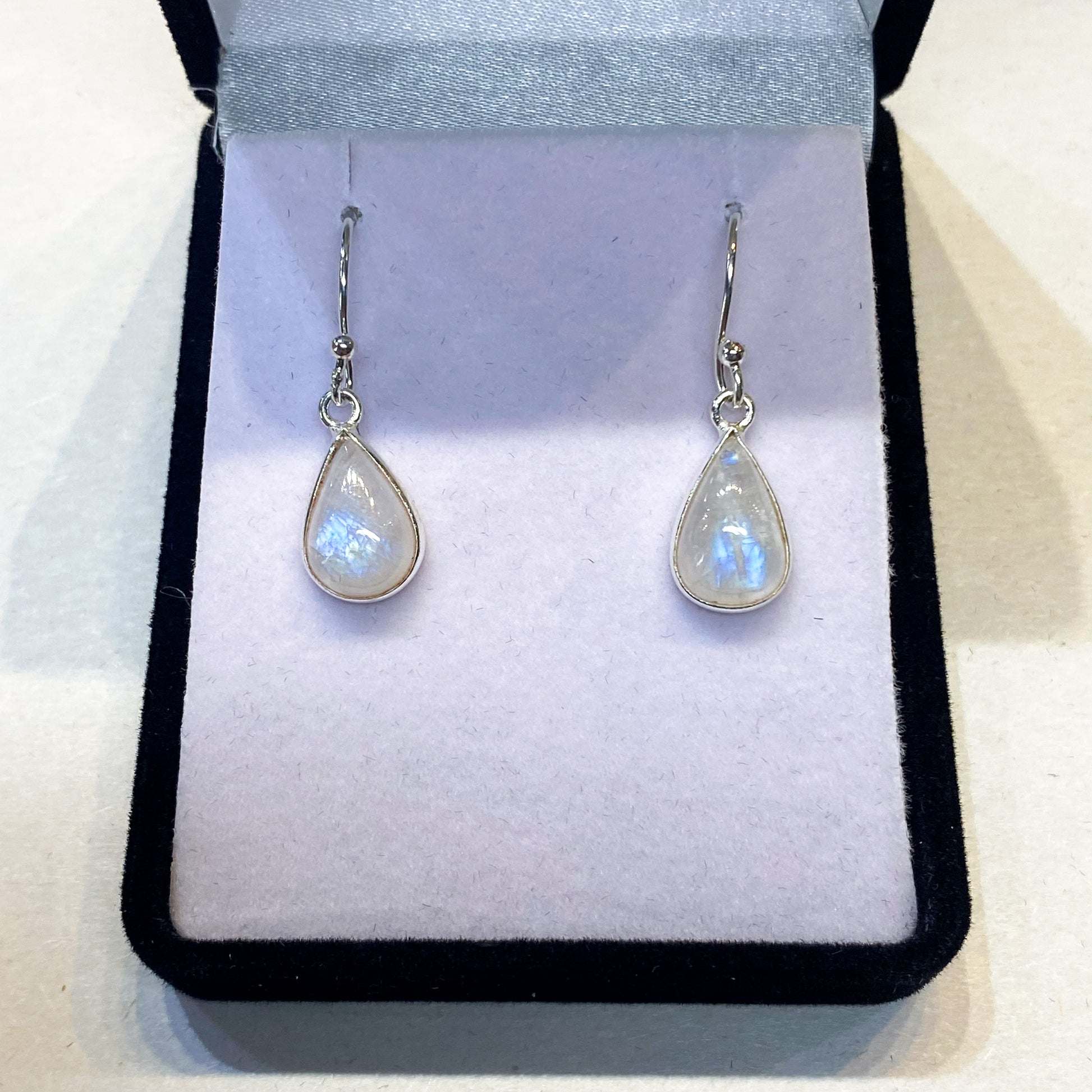 Moonstone Earrings - Teardrop - Rivendell Shop