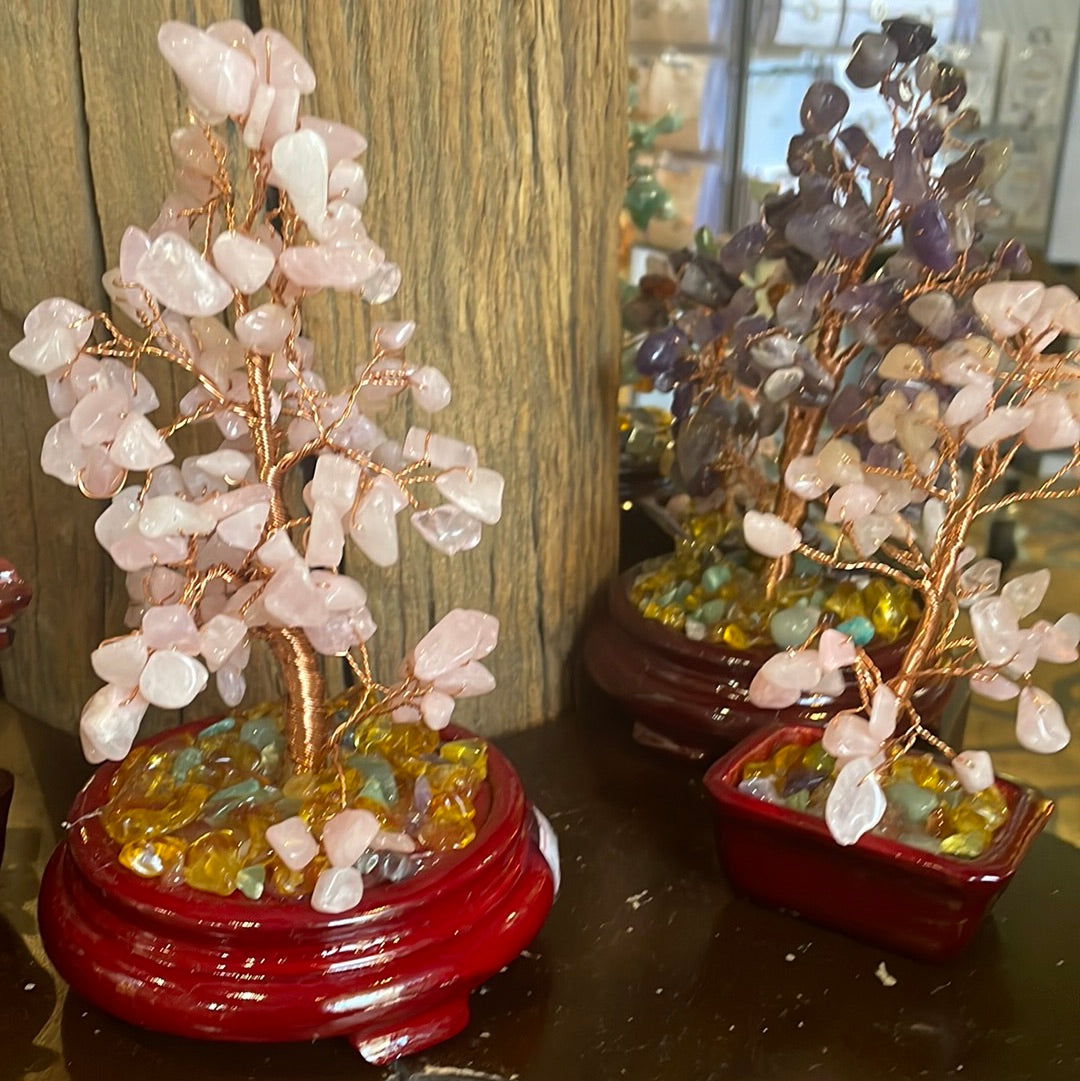 Gemstone pot trees - Rivendell Shop