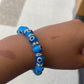 Evil Eye Bracelet - baby blue - Rivendell Shop