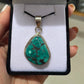 Sterling silver turquoise pendant - Rivendell Shop
