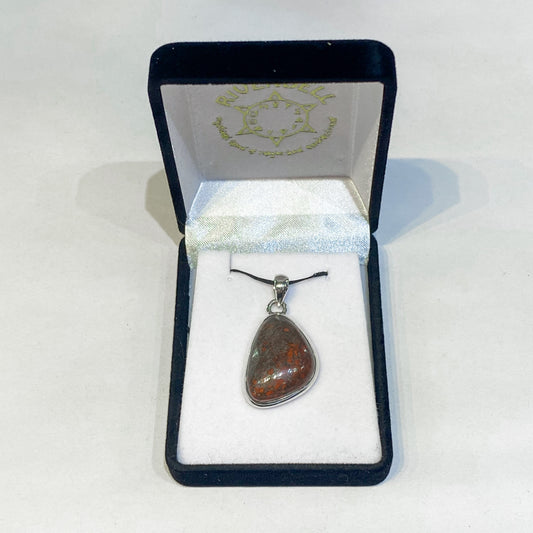 Jasper Sterling Silver Pendant - Rivendell Shop