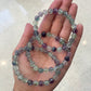 Fluorite Round Bead Crystal Bracelet - Rivendell Shop