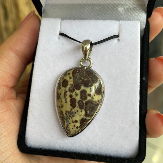 Nabula jasper silver pendant - Rivendell Shop