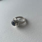 Mystic Topaz Round Sterling Silver ring - Rivendell Shop