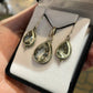 Sterling silver Green Amethyst set - Rivendell Shop