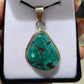 Sterling silver turquoise pendant - Rivendell Shop