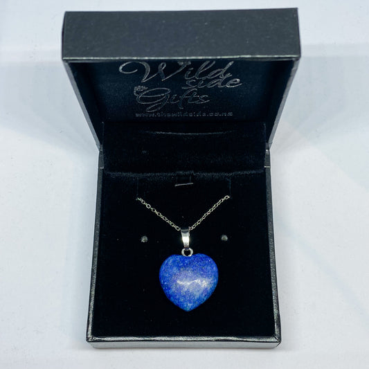 Lapis Lazuli Heart Pendant - Rivendell Shop