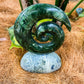 Standing Greenstone Piece - Koru - Rivendell Shop