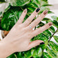 Blue Topaz Delicate 925 Sterling Silver Ring - Rivendell Shop