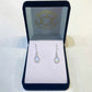 Moonstone 925 Sterling Silver Oval Drop Earrings - Small - Rivendell Shop