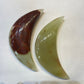 Banded calcite moons - small - Rivendell Shop