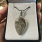 Rhyolite sterling silver pendant - Rivendell Shop