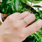 Blue Topaz Delicate 925 Sterling Silver Ring - Rivendell Shop