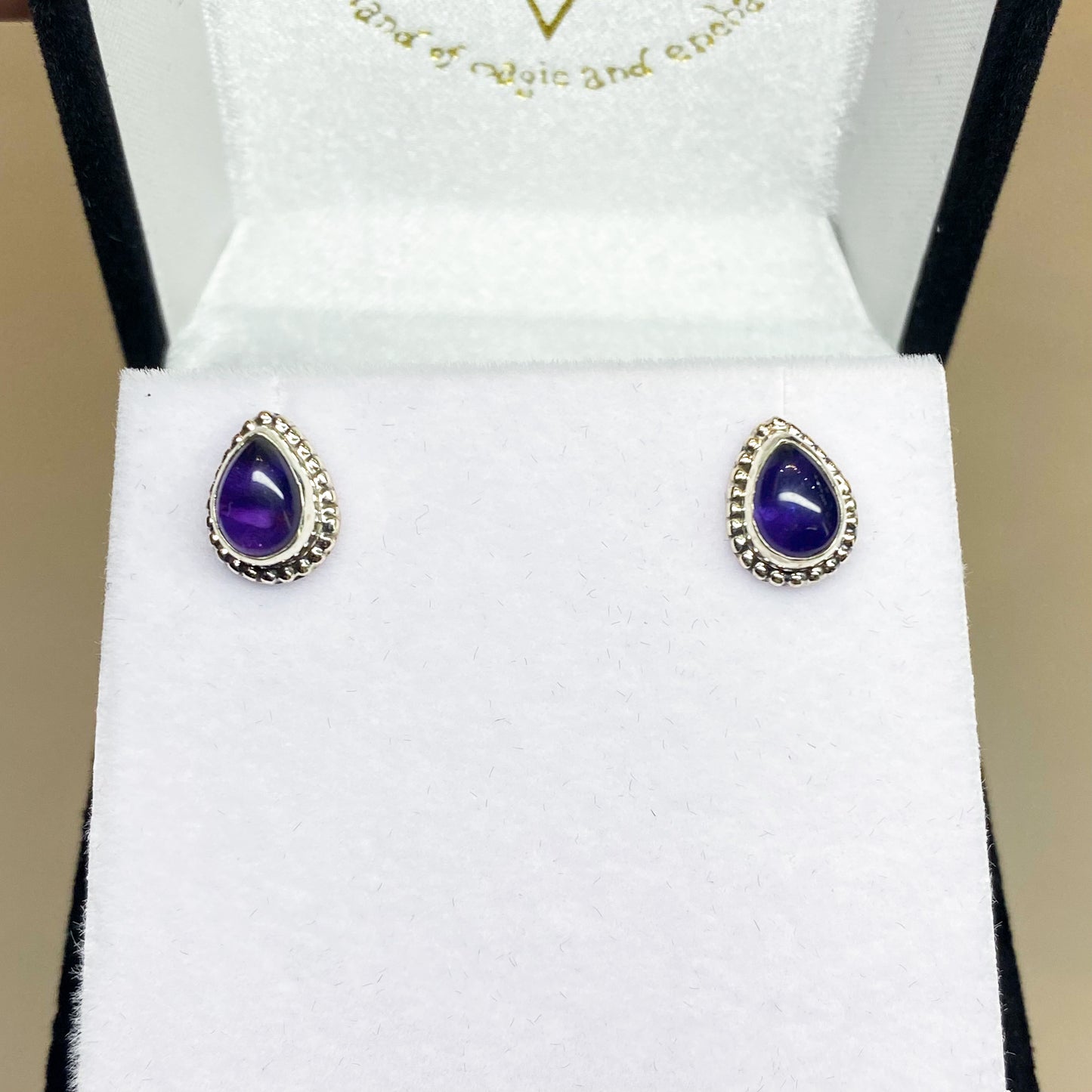 Amethyst Studs - Rivendell Shop