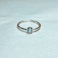 Blue Topaz Delicate 925 Sterling Silver Ring - Rivendell Shop