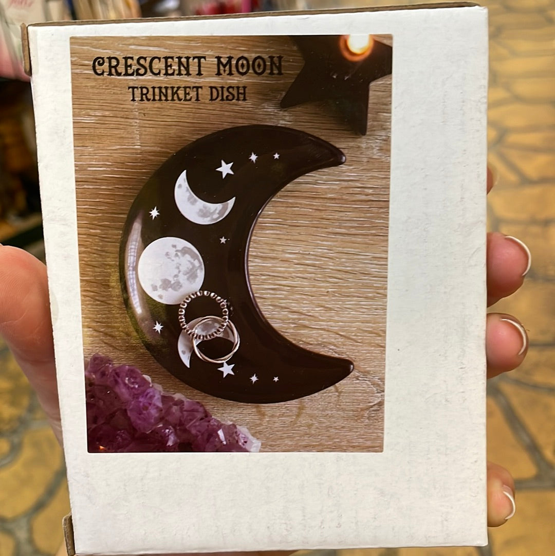 Crescent moon trinket dish - Rivendell Shop