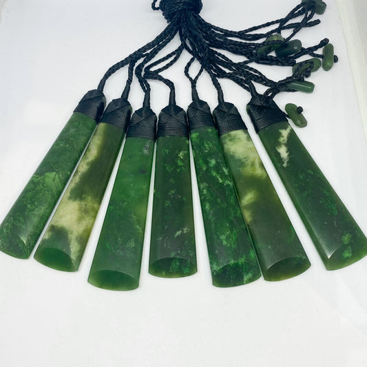 Greenstone Toki Pendant 95x20mm - Rivendell Shop