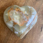 Calcite Heart (large) - Rivendell Shop