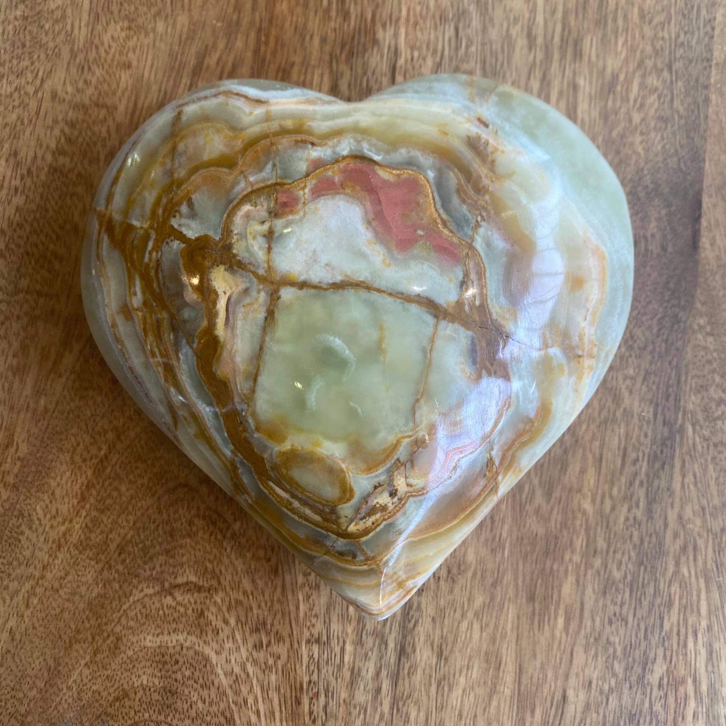 Calcite Heart (large) - Rivendell Shop