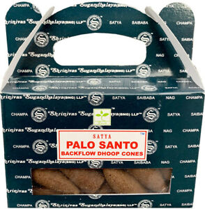 Satya Palo Santo Backflow Incense Cones - Rivendell Shop