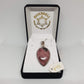Reverse Teardrop Rhodonite 925 Sterling Silver Pendant - Rivendell Shop